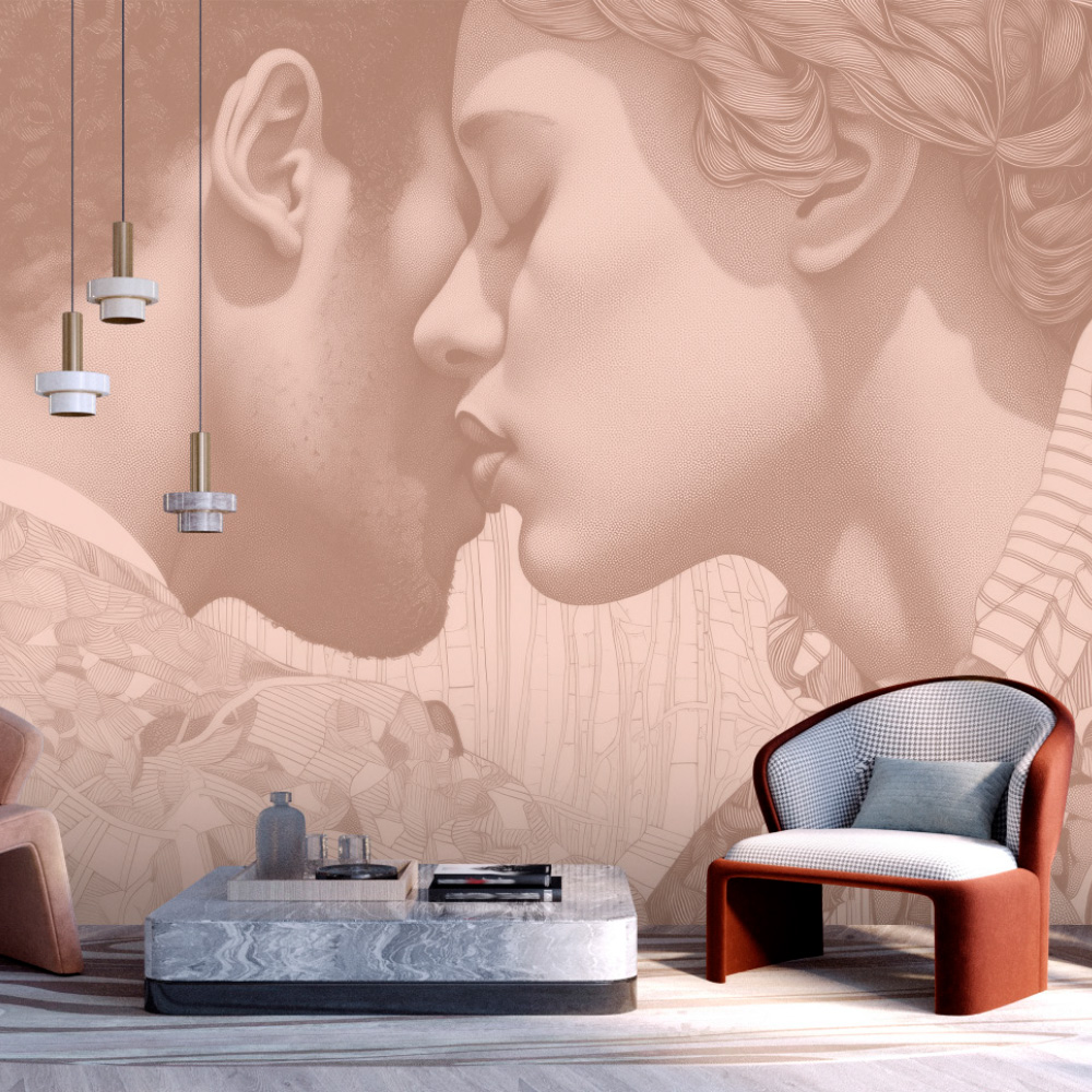 walls by patel photo wallpaper Kiss 1