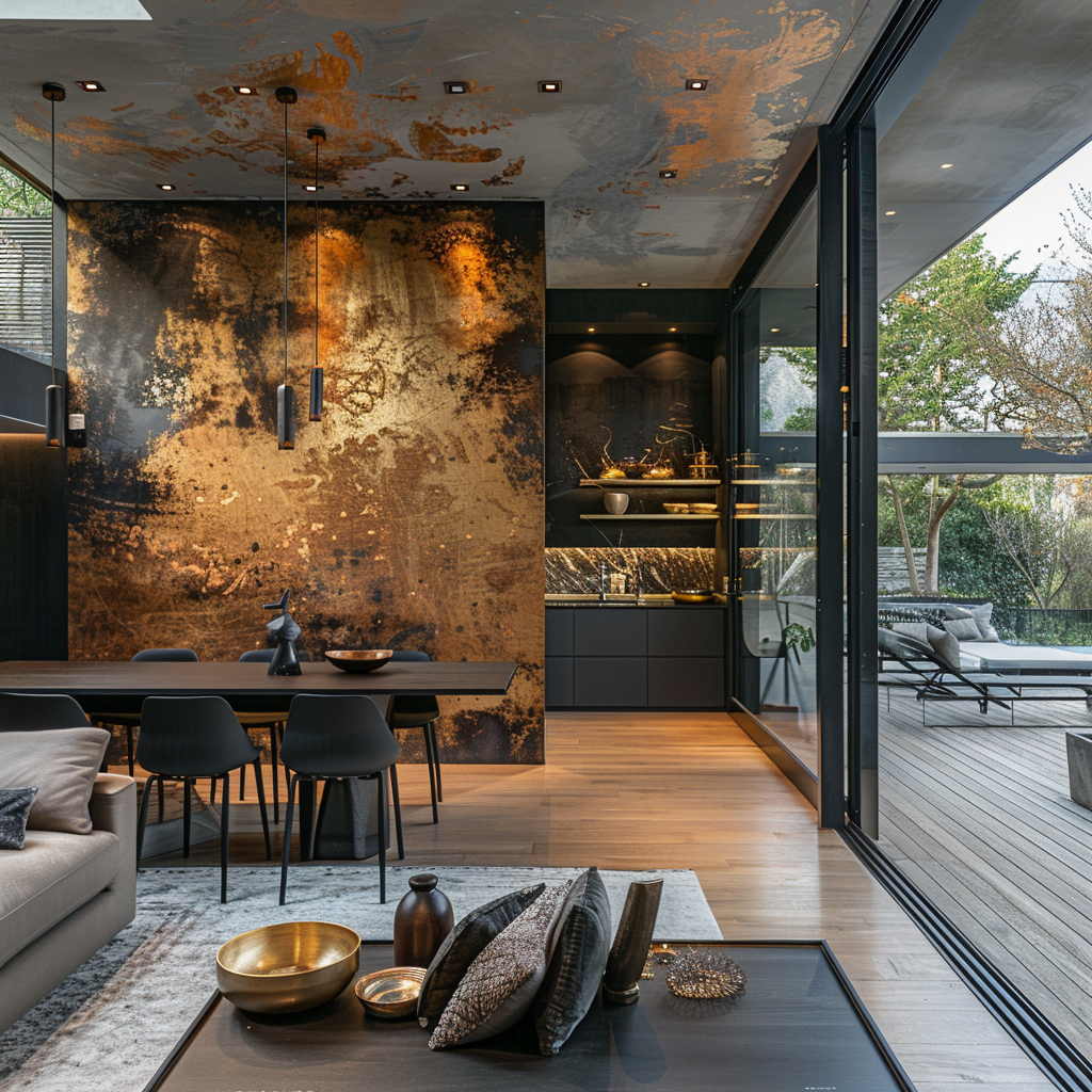 Tapete im Industrial Stil