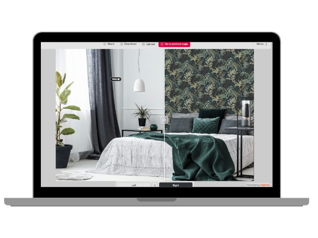 Visualisation d'une salle avec écran d'ordinateur portable