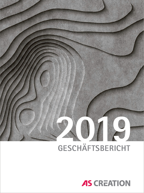 Cover Geschäftsbericht 2019 A.S. Création Tapeten AG