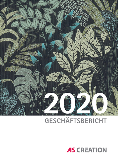 Cover Geschäftsbericht 2020 A.S. Création Tapeten AG