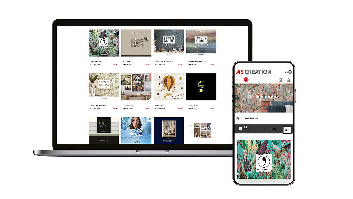 B2B-Portal Kollektionen