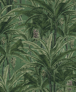 Pattern wallpaper banana perennials, tropical design