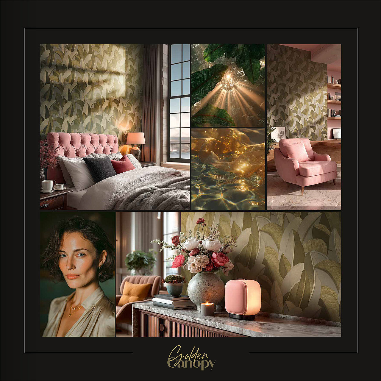 Mesto Vibes & Styles Collage Golden Canopy