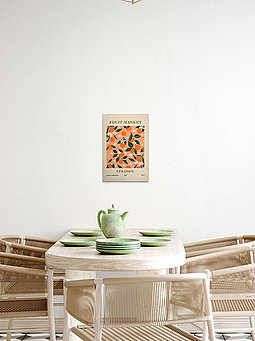 Leinwandbild bunt mit Obst